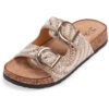 Flatform sandals 250325 Gold Jomix