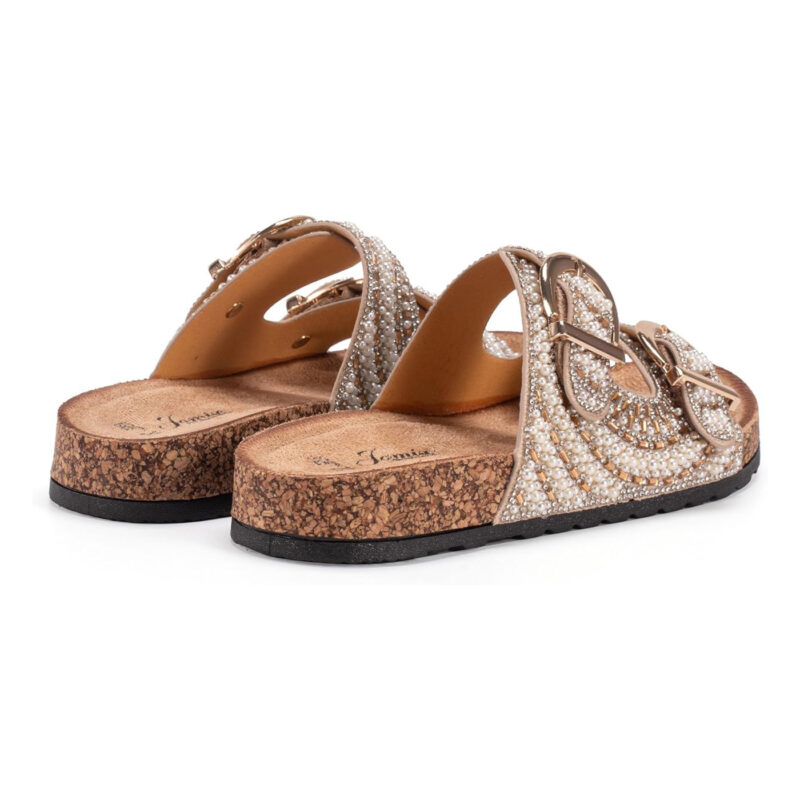 Flatform sandals 250325 Gold Jomix