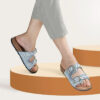 Flatform sandals 250325 Blue Jomix