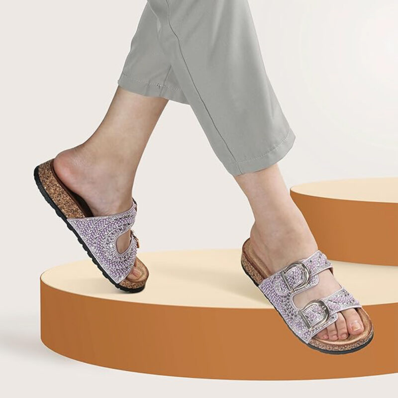 Flatform sandals 250325 Purple Jomix