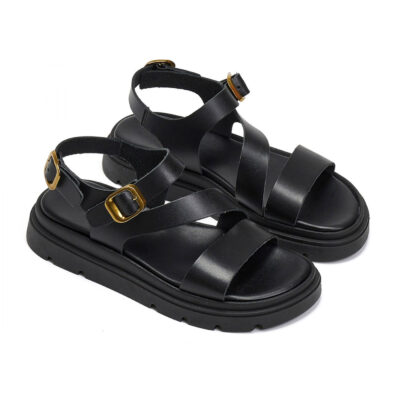 Flatform sandals 4510 black