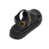 Flatform sandals 4510 black