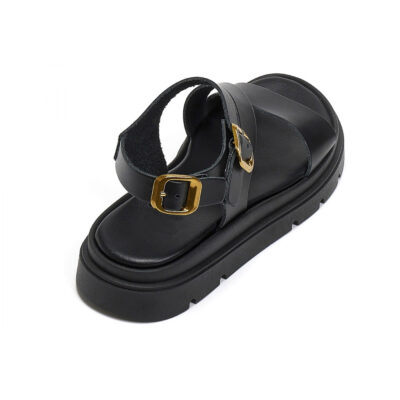 Flatform sandals 4510 black