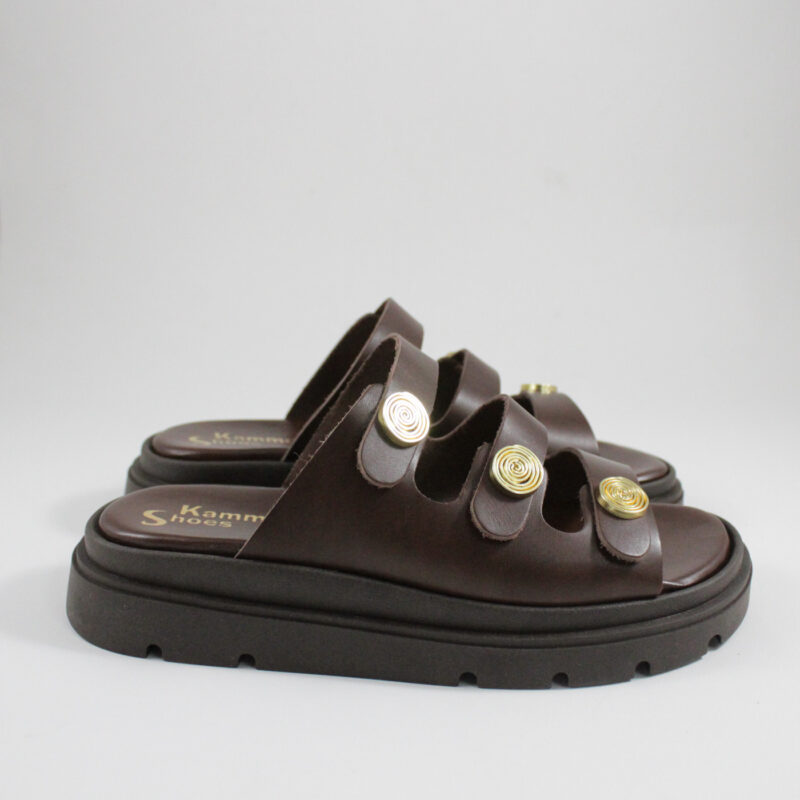 Flatform sandals 4588 brown