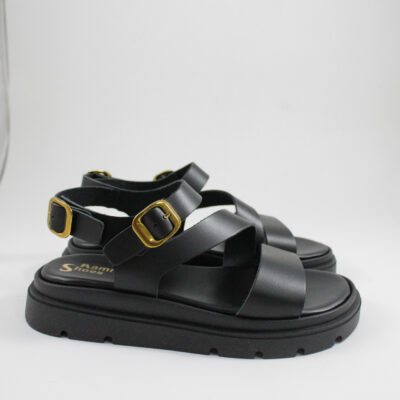 Flatform sandals 4510 black