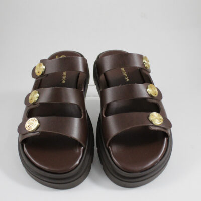Flatform sandals 4588 brown