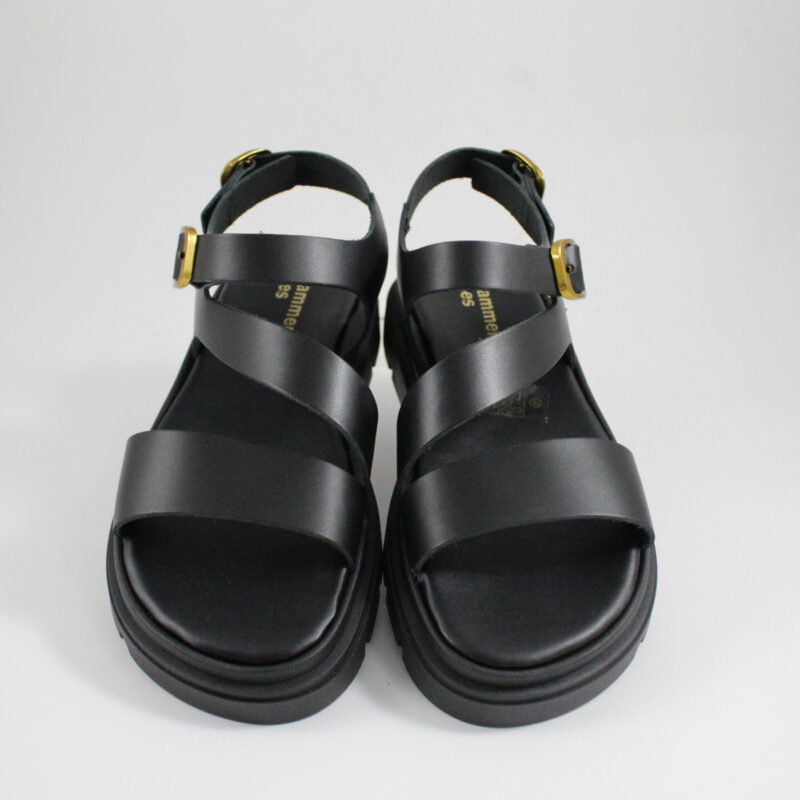 Flatform sandals 4510 black