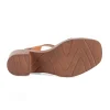 Platform sandals 250189 brown