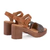 Platform sandals 250189 blue
