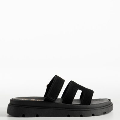 Leather flatform sandals 1811