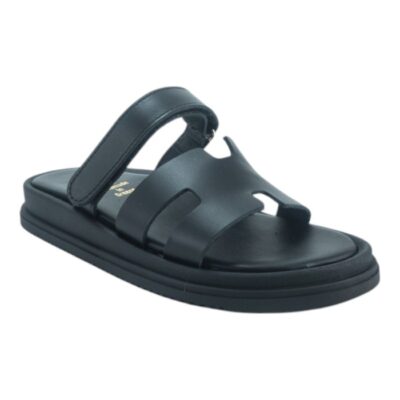 Leather flatform sandals 1811