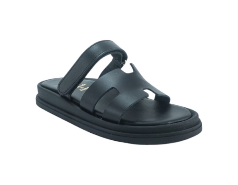 Leather flatform sandals 1811