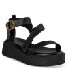 FLATFORM SANDALS E96-21316 BLACK