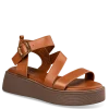FLATFORM SANDALS E96-21316-26 CAMEL