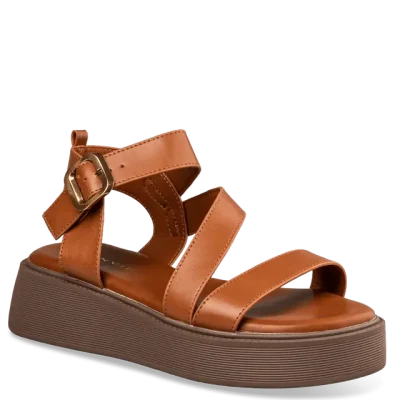 FLATFORM SANDALS E96-21316-26 CAMEL