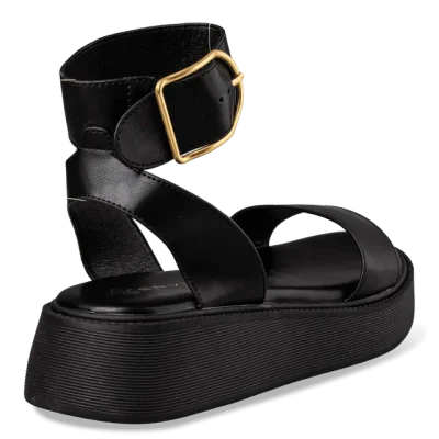 FLATFORM SANDALS   E96-21317-34 BLACK
