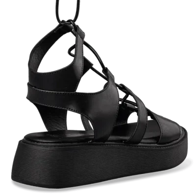 FLATFORM SANDALS  E96-21319-34 BLACK
