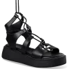 FLATFORM SANDALS  E96-21319-34 BLACK