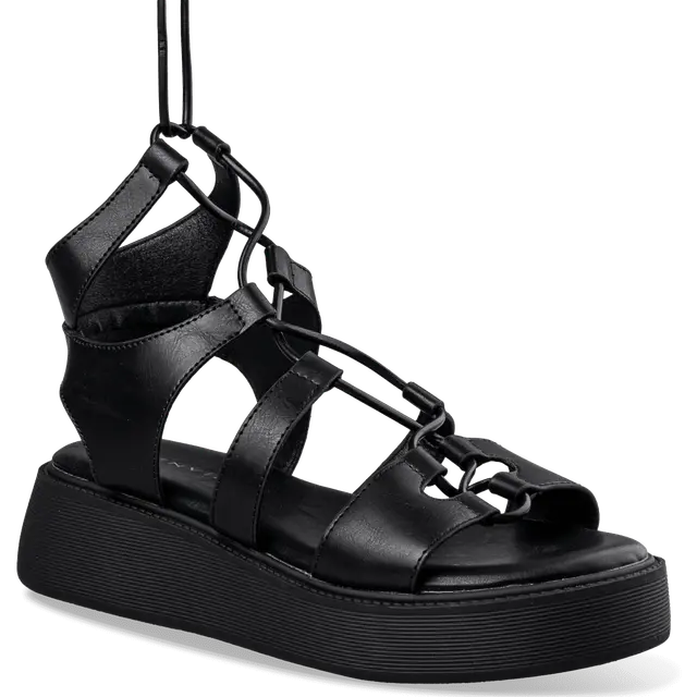 FLATFORM SANDALS  E96-21319-34 BLACK