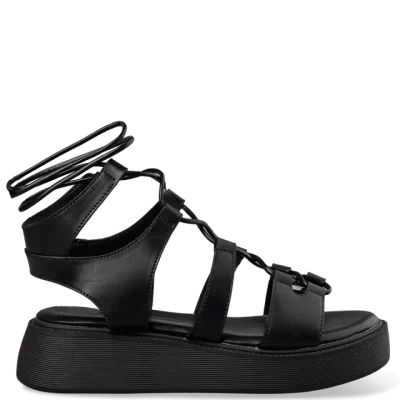 FLATFORM SANDALS  E96-21319-34 BLACK
