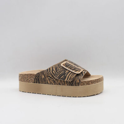 Flatform sandals 250222 Jomix zebra