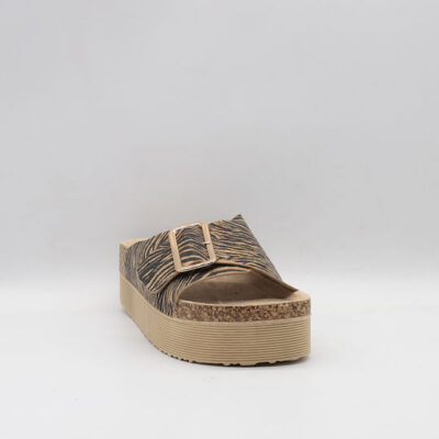 Flatform sandals 250222 Jomix zebra