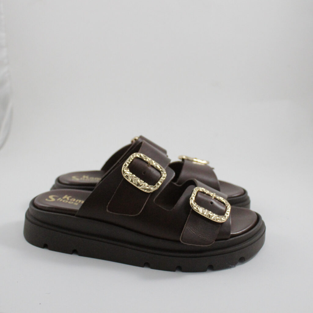 Flat sandals 4525-2 brown