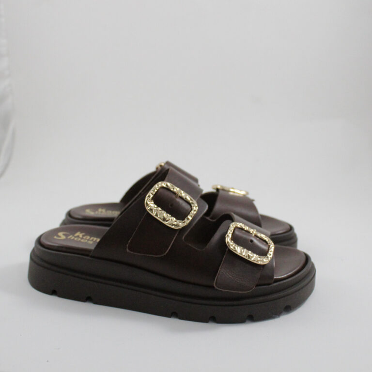 Flat sandals 4525-2 brown