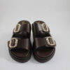 Flat sandals 4525-2 brown