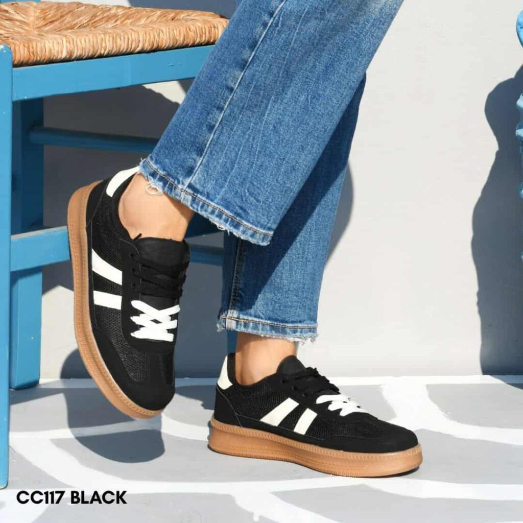 Women sneakers c117 black