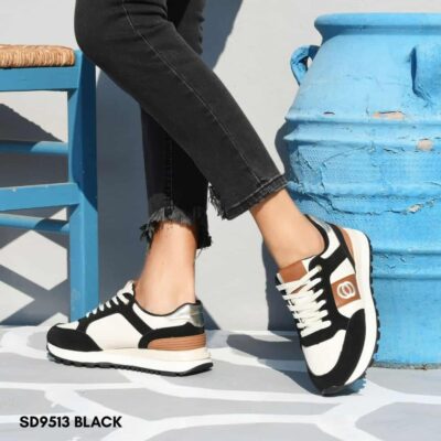 Women sneakers sd9153 BLACK