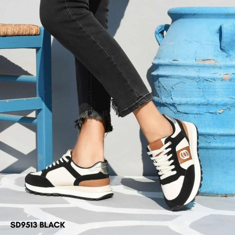 Women sneakers sd9153 BLACK