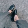Catwalk leather loafers 26304 black