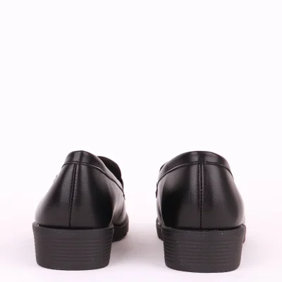 Women loafers 5302 black mat
