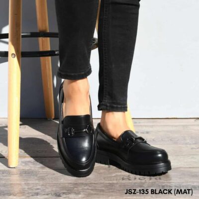Women loafers jsz135 black loustrini