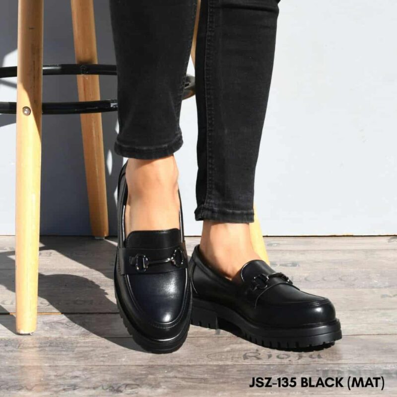 Women loafers jsz135 black loustrini
