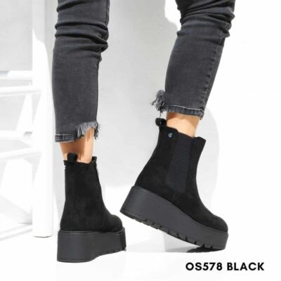 BOOTS for woman OS578 KHAKI (Αντιγραφή)