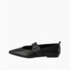 Catwalk leather ballerinas black 26303