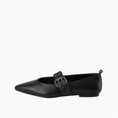 Catwalk leather ballerinas black 26303