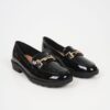 Women loafers 5302 black loustrini
