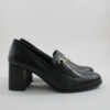Catwalk leather loafers 26306 BLACK