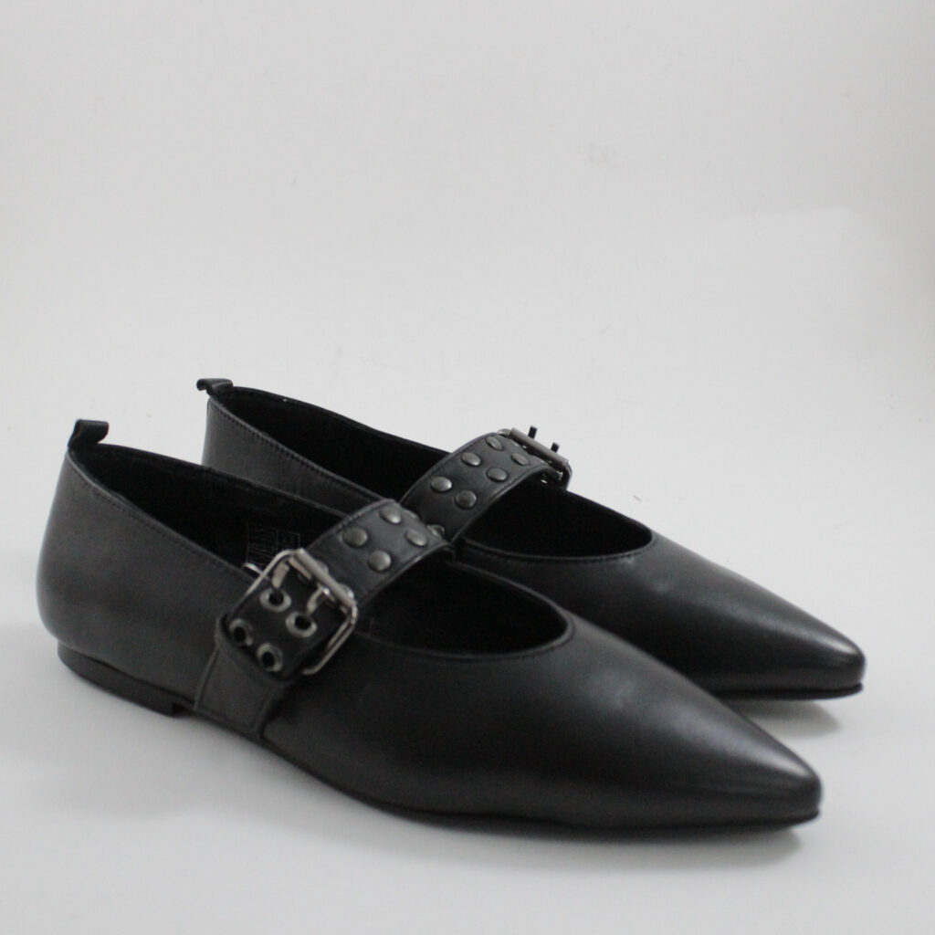 Catwalk leather ballerinas black 26303