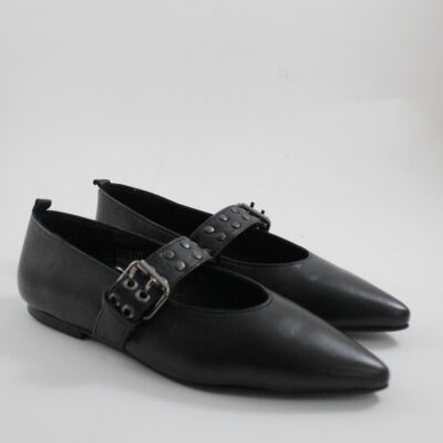 Catwalk leather ballerinas black 26303