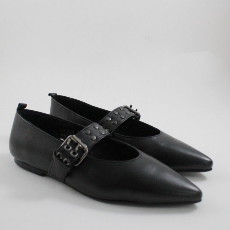 Catwalk leather ballerinas black 26303