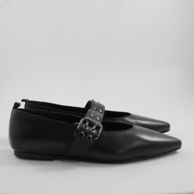 Catwalk leather ballerinas black 26303