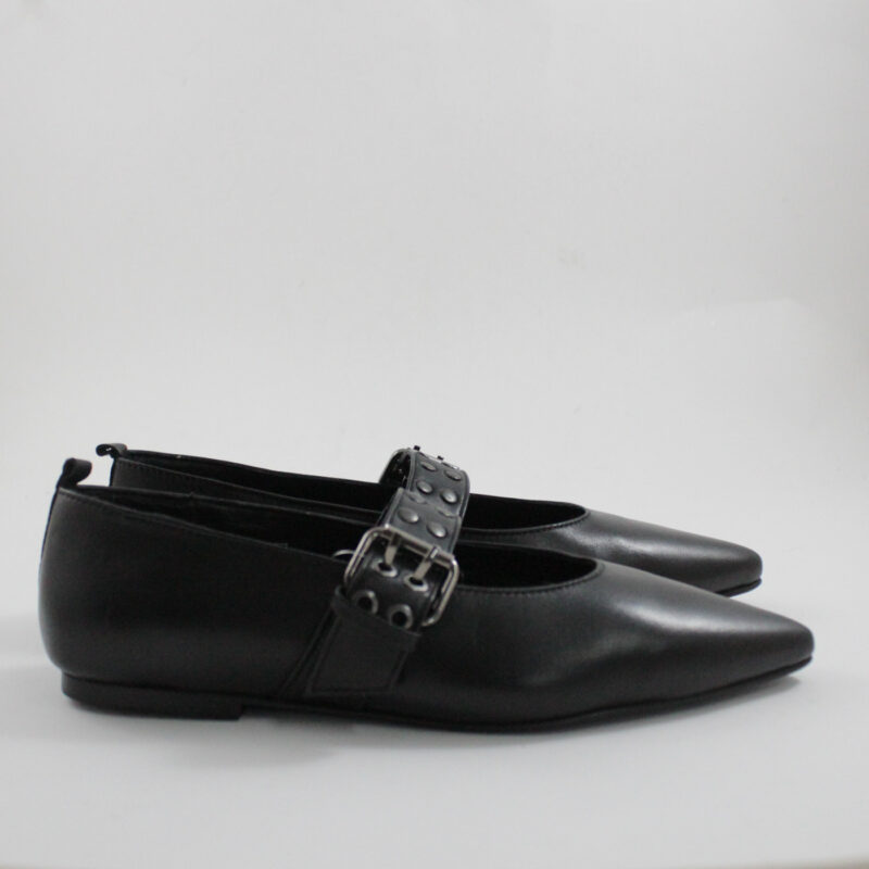 Catwalk leather ballerinas black 26303