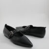 Catwalk leather ballerinas black 26303