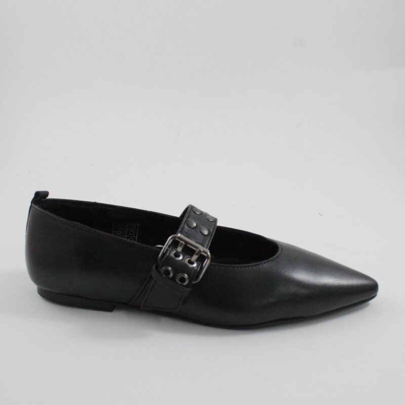 Catwalk leather ballerinas black 26303