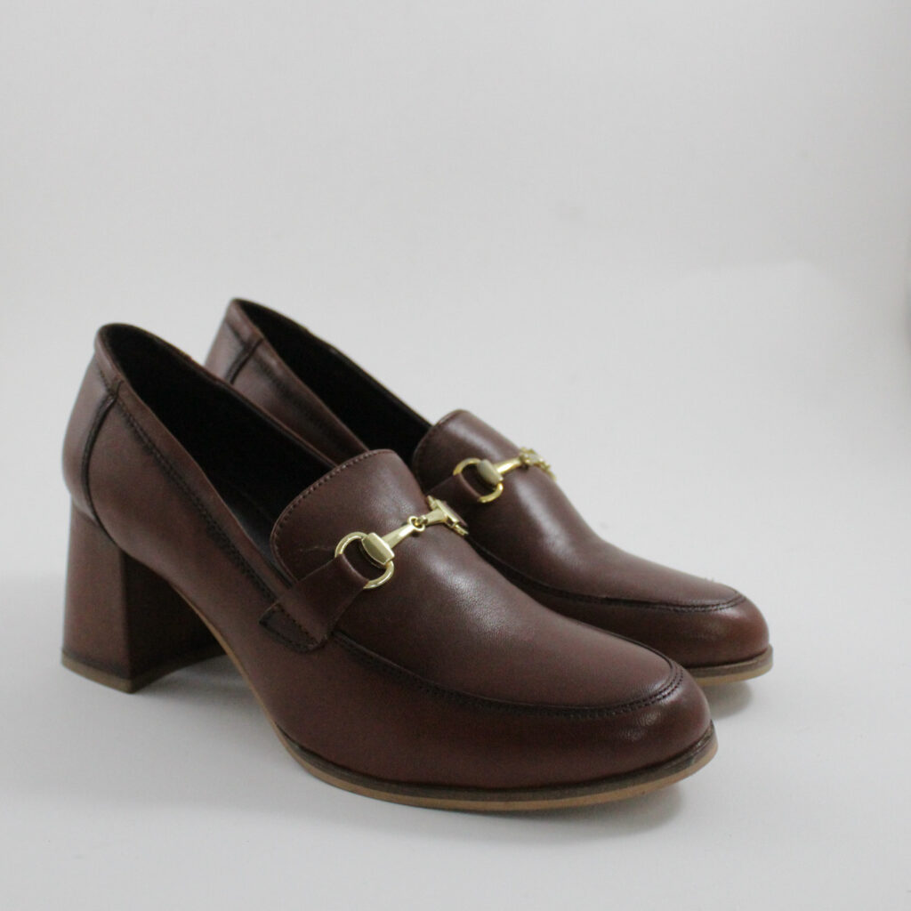 Catwalk leather loafers 26306 tan