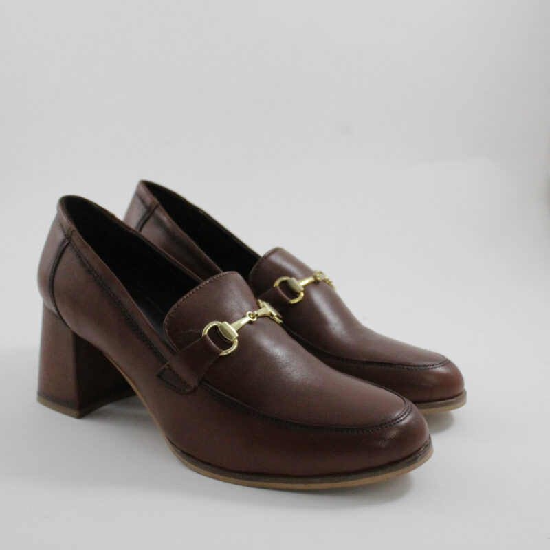 Catwalk leather loafers 26306 tan